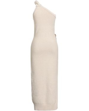 Jacquemus One-Shoulder Dresses - White