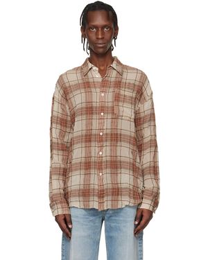 Hope Wide-Fit Shirt - Brown