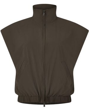 Fear Of God Zippered Vest - Green
