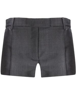 Valentino Tailored Short Shorts - Gray