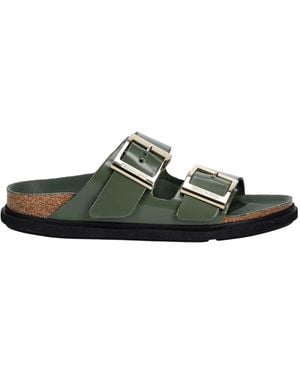 Birkenstock Flat Sandals - Green