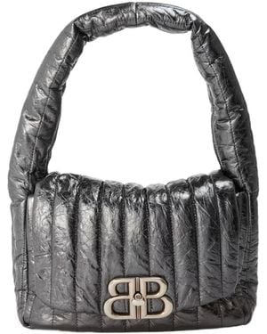 Balenciaga Monaco Small Shoulder Bag - Black