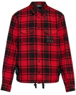DSquared² Collared Long-Sleeved Shirt