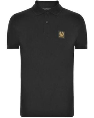 Belstaff Cotton Pique Polo - Black
