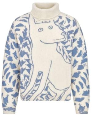 Dior And Hylton Nel Turtleneck Sweater - Blue