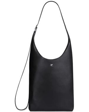 Courreges Large Melt Tote Bag - Black
