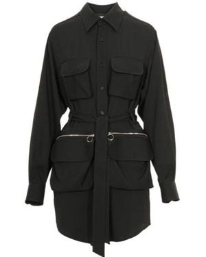 DSquared² Belted Cargo Dress - Black