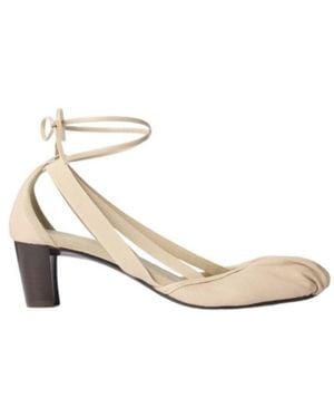 Lemaire 55 Mm Pedille Heeled Ballerinas - White
