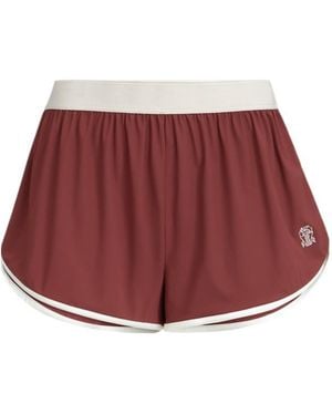 Brunello Cucinelli Logo Shorts - Red