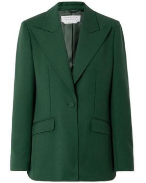 Gabriela Hearst Long-Sleeved Suit Jacket - Green