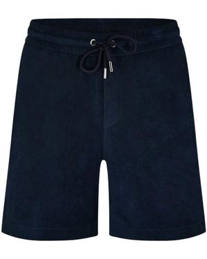 Moncler Logo Drawstring Shorts - Blue