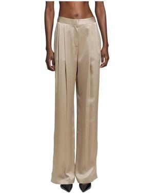 Tom Ford Pleated-Design Pants - Natural