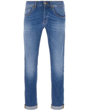 Dondup George Cuffed-Hem Jeans - Blue