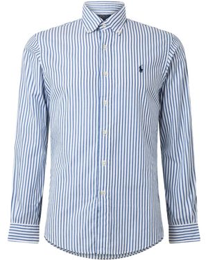 Polo Ralph Lauren Verticalstripe Longsleeve Shirt - Blue