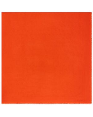 Fendi Silk Ff Shawl - Orange