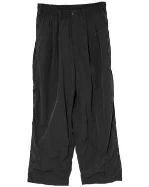 Comme des Garçons Wide-Leg Casual Pants - Black