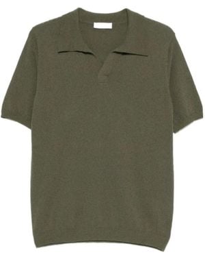 Roberto Collina Short-Sleeved Polo Shirt - Green