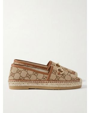 Gucci Horsebit Espadrilles - Natural
