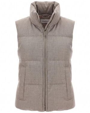 Max Mara Sleeveless Padded Jacket - Gray
