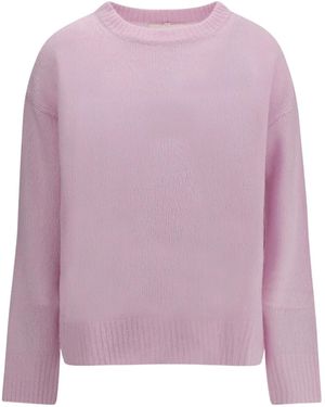 Lisa Yang Lova Ribbed Crewneck Jumper - Purple