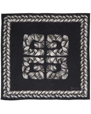 Givenchy Pattern Scarf - Black