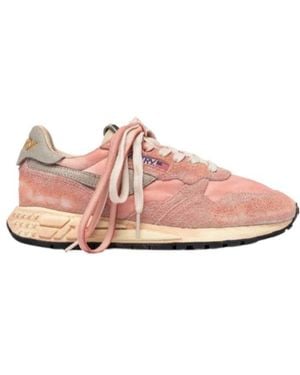 Autry Reelwind Super Vintage Trainers - Pink