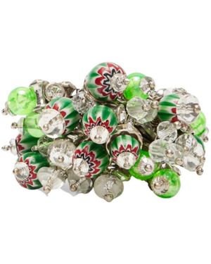 Dries Van Noten Crystal-Embellished Ring - Green