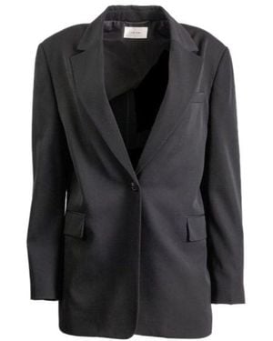 The Row Single-Breasted Oversized Blazer - Black