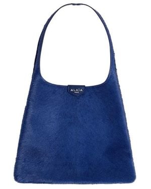Alaïa Mini Hobo Bag - Blue