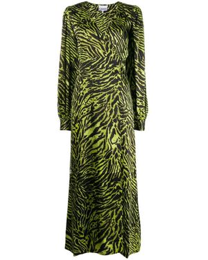 Green Ganni Dresses for Women | Lyst Green Ganni Dresses for Women | Lyst