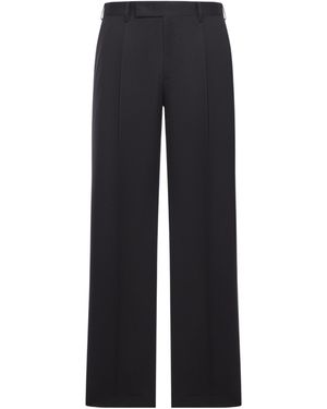 Pt Pantaloni Casual Trousers With Belt Loops - Blue