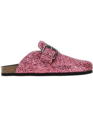 Philosophy Di Lorenzo Serafini Sequin Buckle Mules - Pink