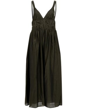 Semicouture Spaghetti Strap Dress - Black