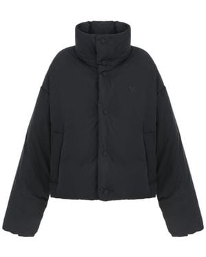Ami Paris Long Sleeve Down Jacket - Black