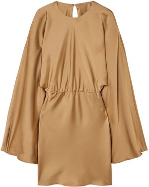 Norma Kamali Obie Mini Dress - Natural