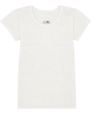 MM6 by Maison Margiela Star Crewneck T-Shirt - White