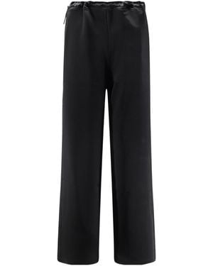 Tonywack Drawstring Straight-Leg Trousers - Black
