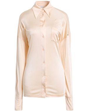Sportmax Pointed Collar Long-Sleeved Shirt - Pink