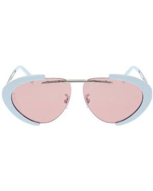 Fendi Eyewear Oval Frame Sunglasses - Pink