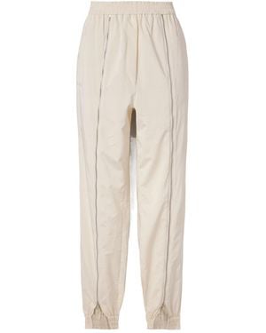 Tibi Zip-Detail Track Trousers - White