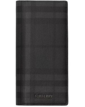 Burberry City Check Continental Wallet - Black