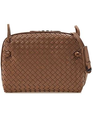 Bottega Veneta Woven Shoulder Bag - Brown