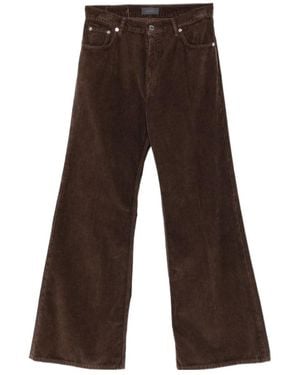 Haikure Clara Corduroy Flared Pants - Brown