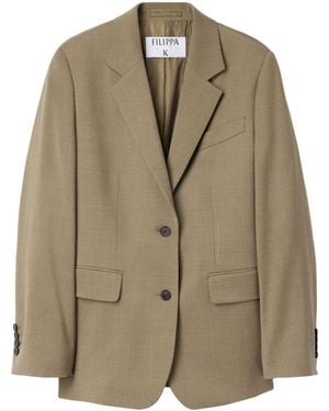 Filippa K Single-Breasted Blazer - Green