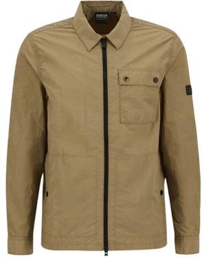 Barbour Inline Zip-Through Overshirt - Green