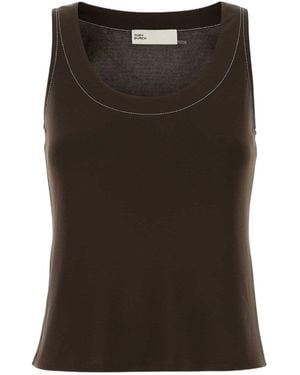 Tory Burch Jersey Tank Top - Black