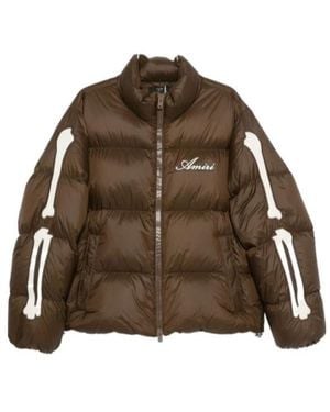 Amiri Bones Padded Jacket - Brown