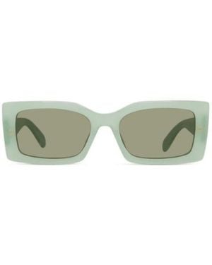 Stella McCartney Eyewear Rectangle Frame Sunglasses - Green