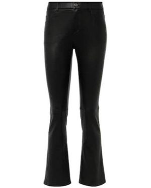 Stouls Dean Leather Pants - Black