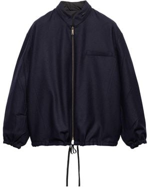 Prada Re-Wool Blouson - Blue